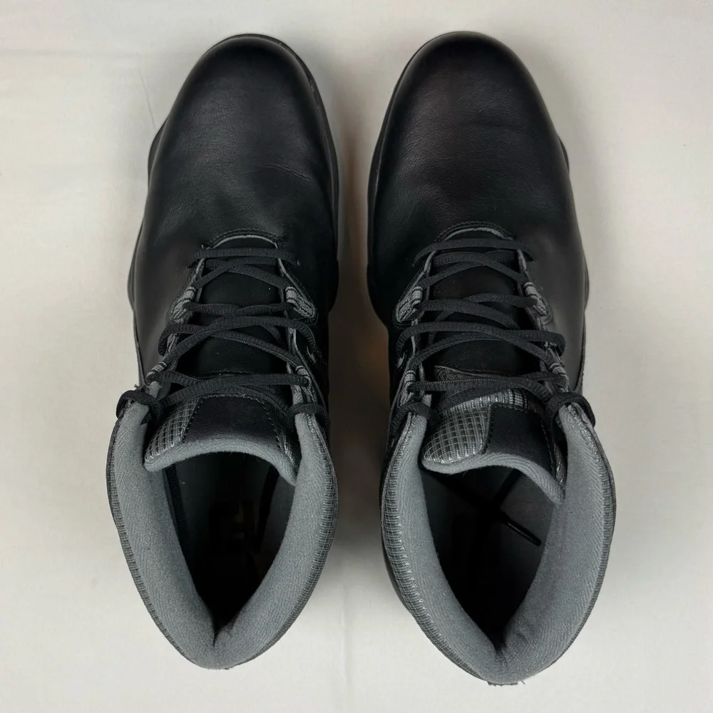 Footjoy Mens Cascade Winter Golf Boots US 13 Spiked Black Leather